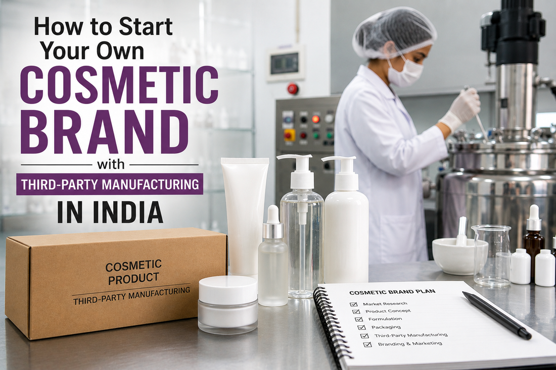 How to Start Your Own Cosmetic Brand with Third-Party Manufacturing in India