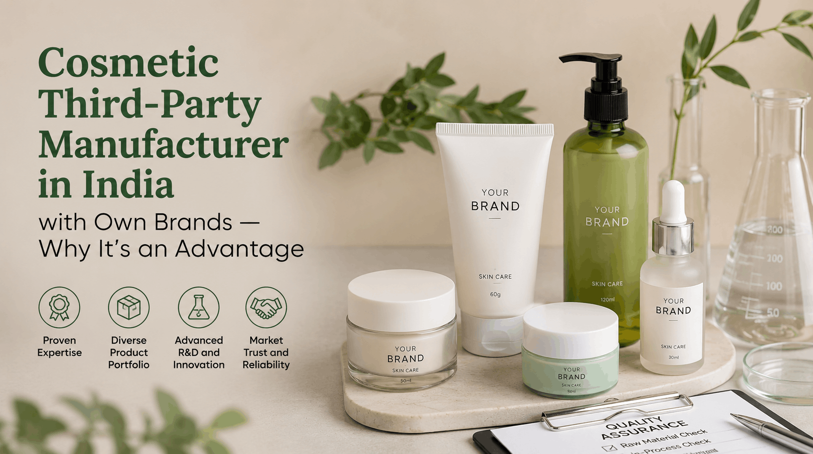 Cosmetic Third-Party Manufacturer in India with Own Brands — Why It's an Advantage