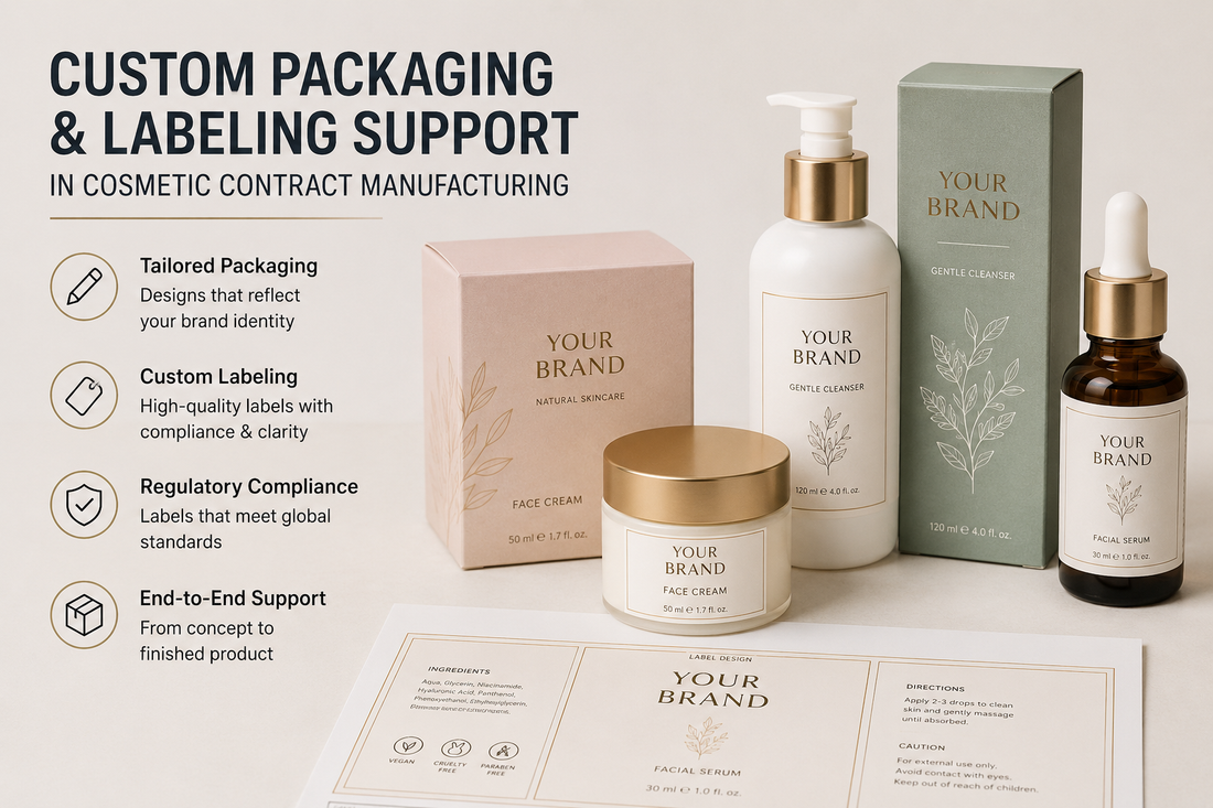Custom Packaging and Labeling Support in Cosmetic Contract Manufacturing