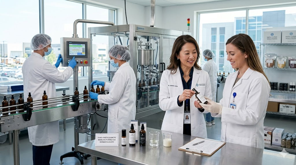 Third-Party Cosmetic Manufacturing for Dermatologists and Clinics
