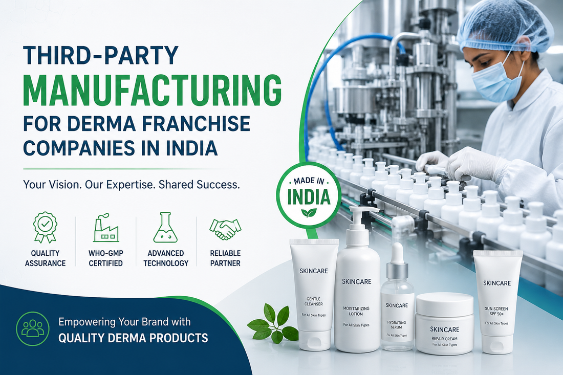 Third-Party Manufacturing for Derma Franchise Companies in India