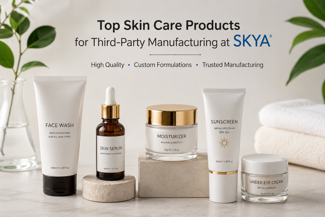 Top Skin Care Products Available for Third-Party Manufacturing at SKYA