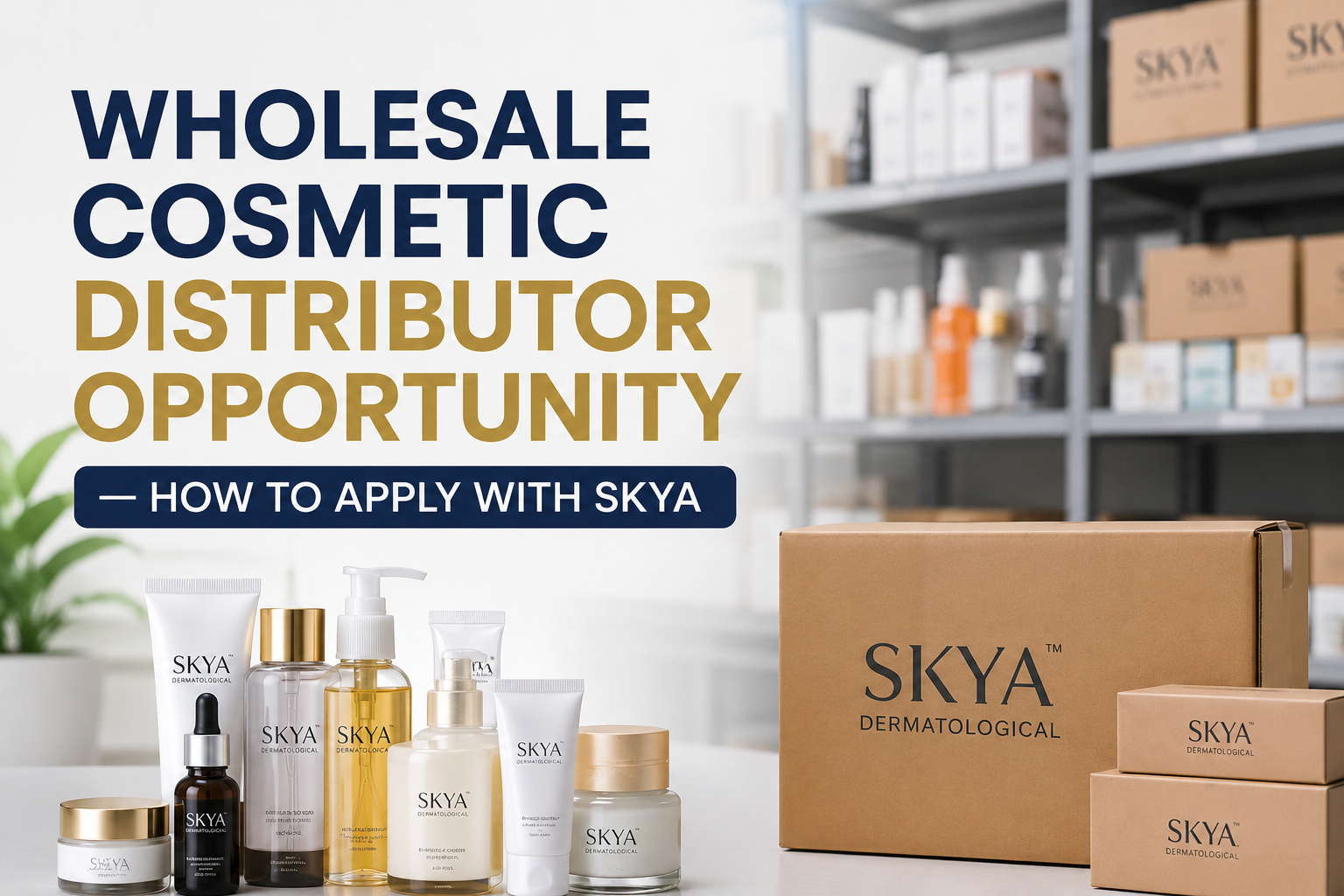 Wholesale Cosmetic Distributor Opportunity — How to Apply with SKYA