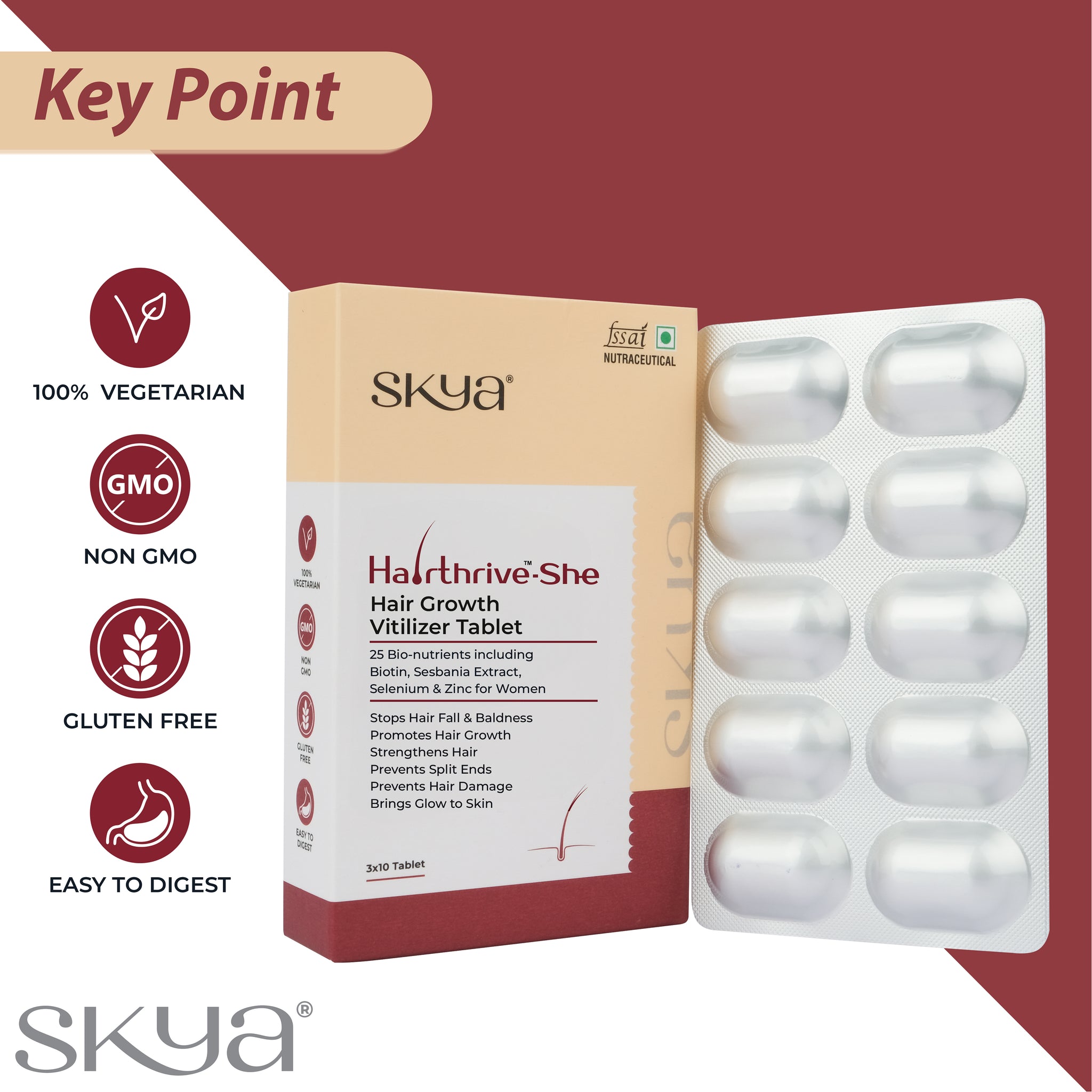 HAIRTHRIVE - Hair Growth Vitalizer Tablets