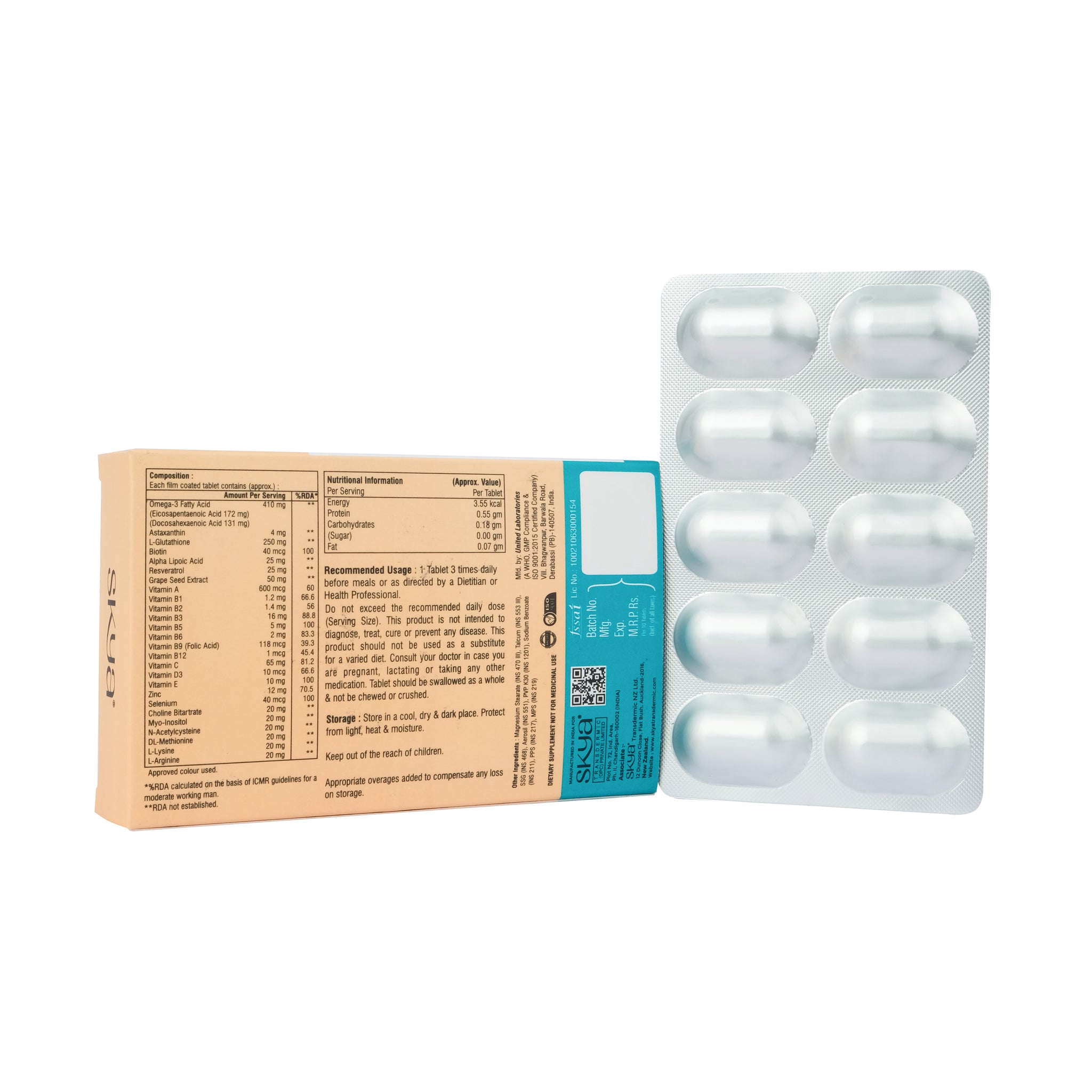 AMVEL Skin Brightening Complex Tablet