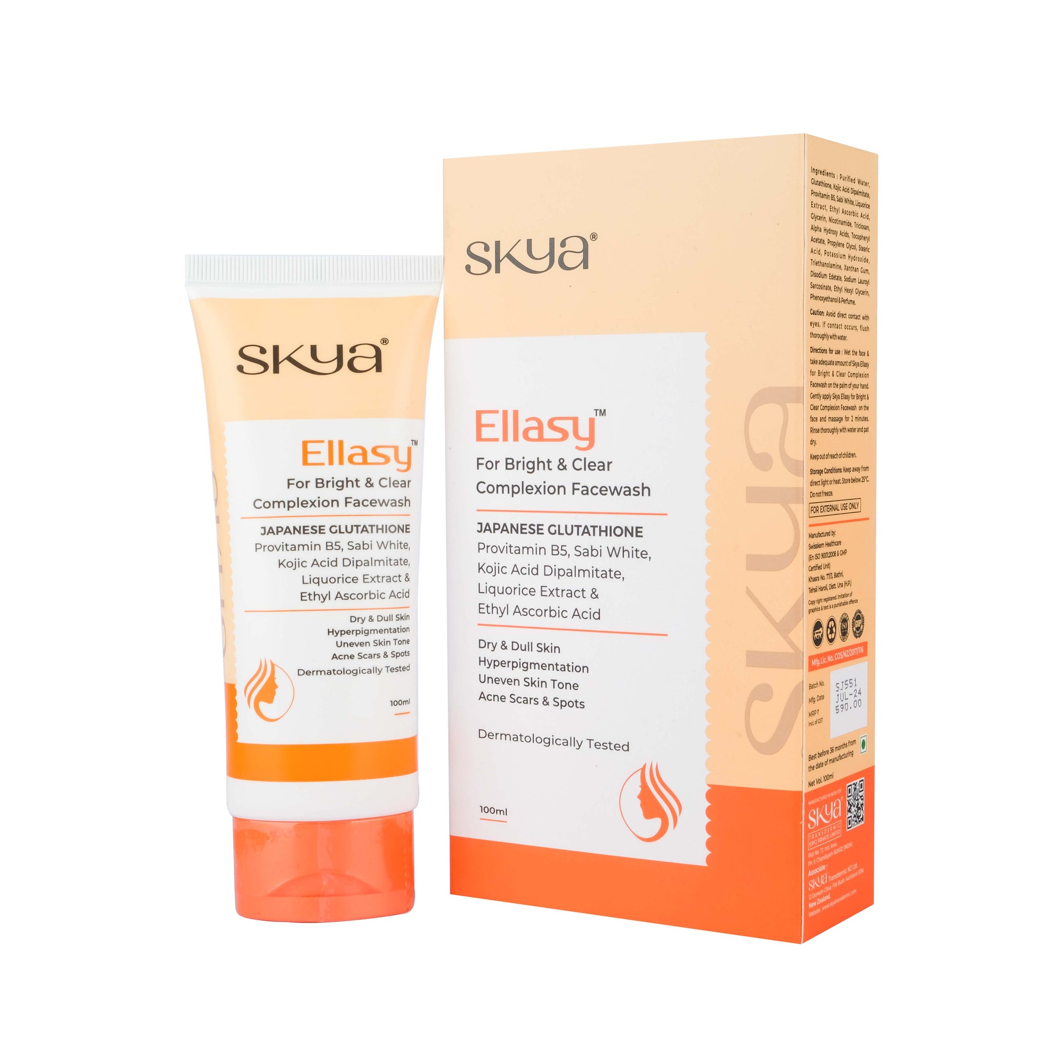 Ellasy Facewash for Bright and Clear Complexion