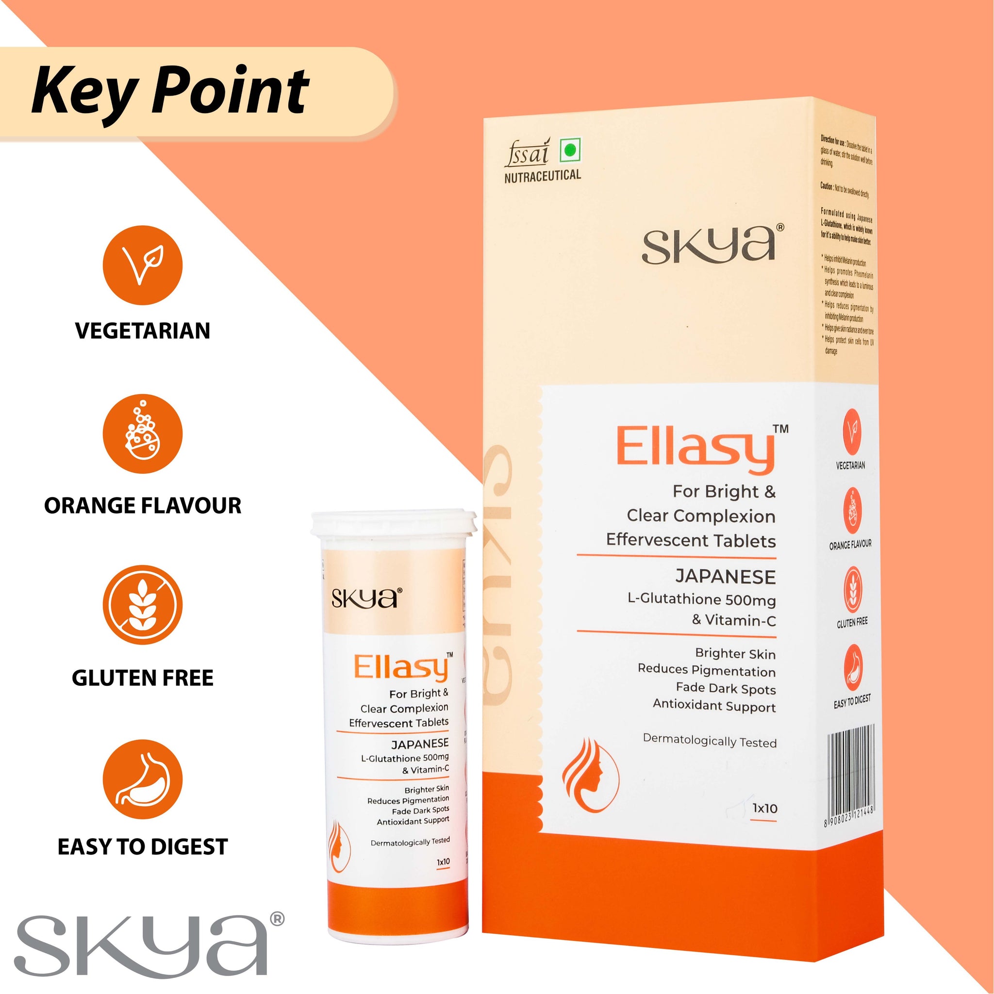 Ellasy For Bright & Clear Complexation Effervescent Tablets