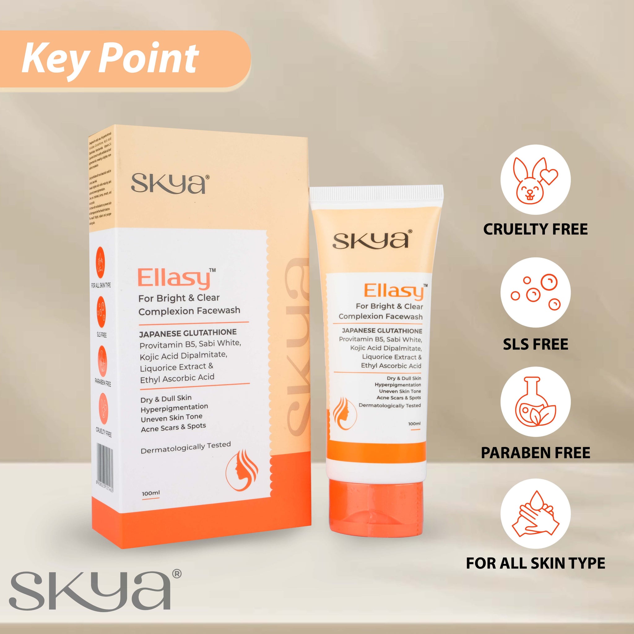 Ellasy Facewash for Bright and Clear Complexion