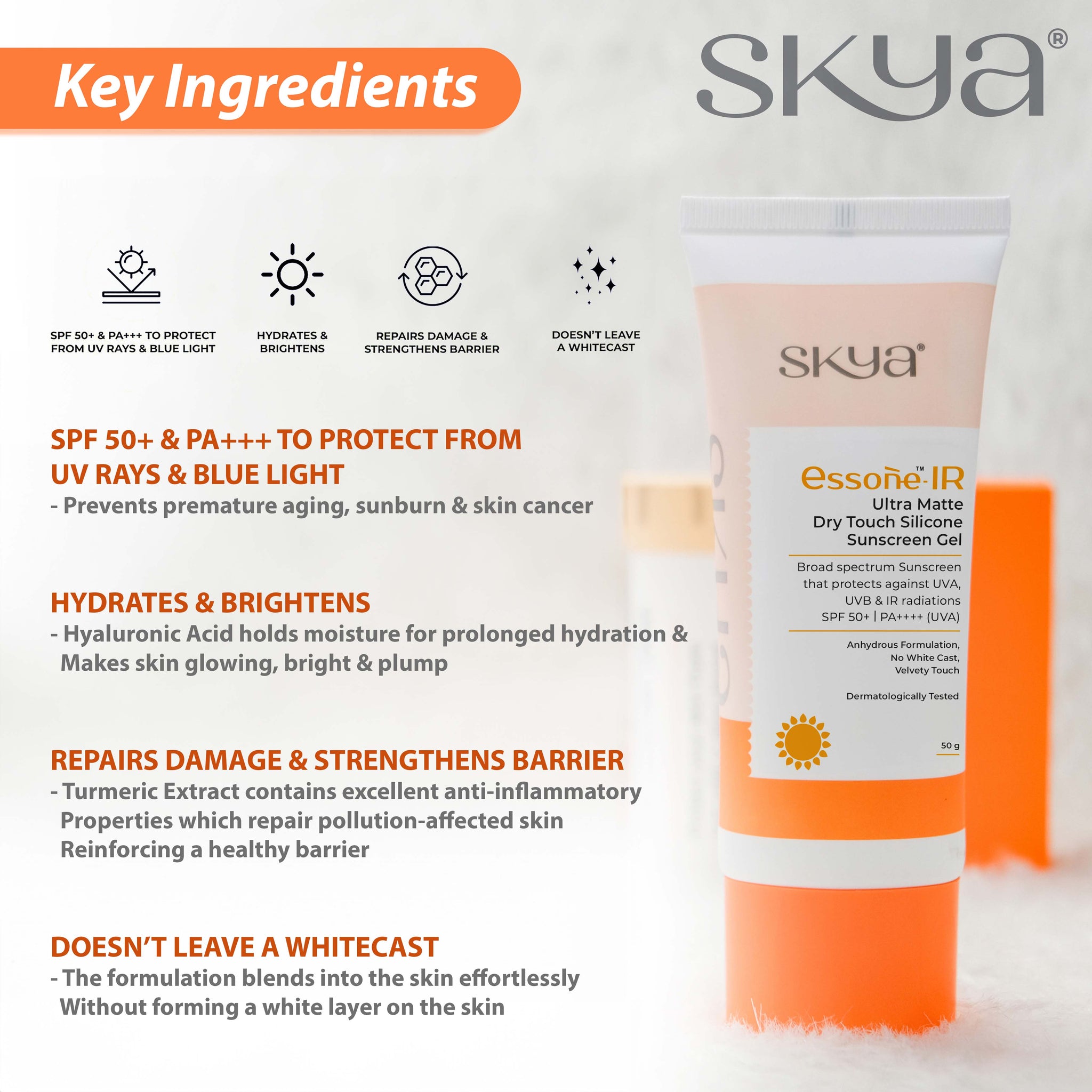 ESSONE ULTRA MATTE DRY TOUCH SILICONE SUNSCREEN GEL