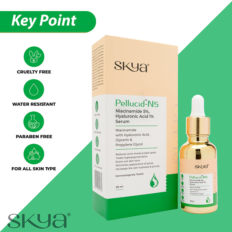 PELLUCID-N5 Niacinamide, Hyaluronic Acid Serum