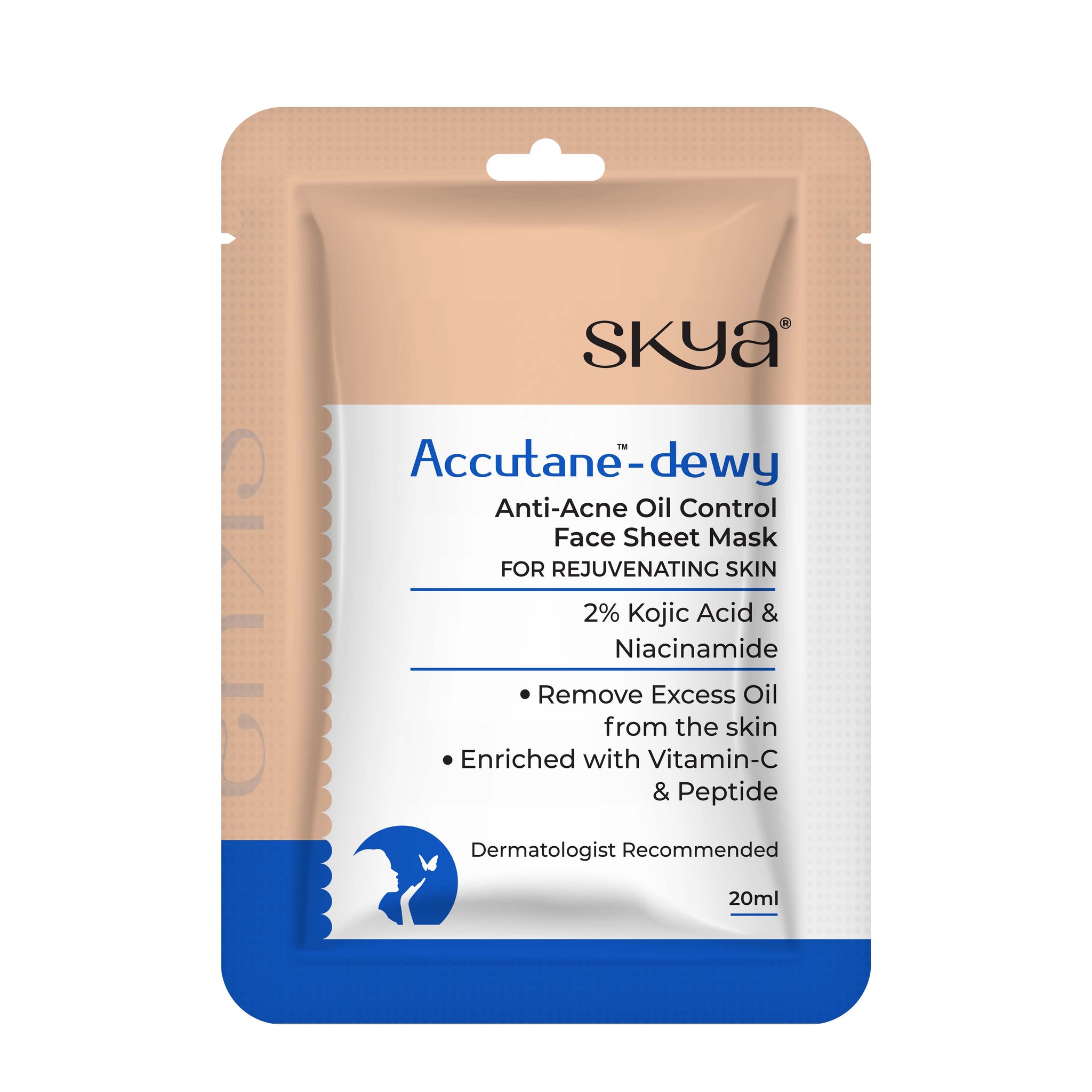 Accutane - Dewy Anti Acne oil Control Face Sheet Mask