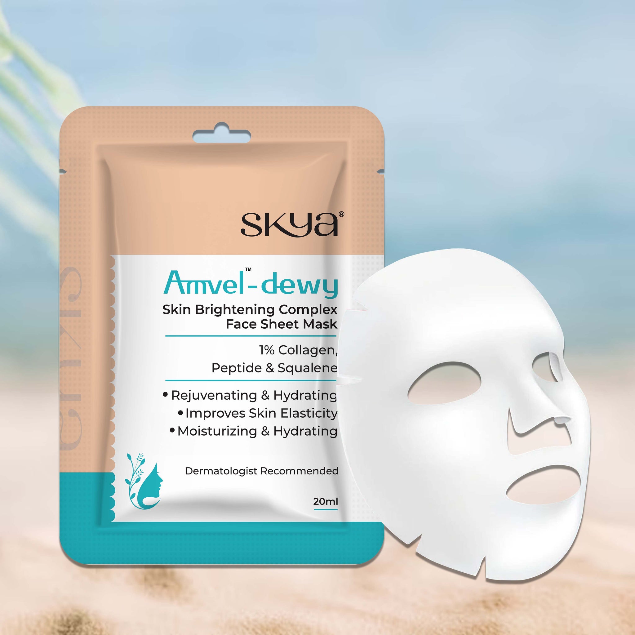 Amvel- Dewy Skin Brightening Complex Face Sheet